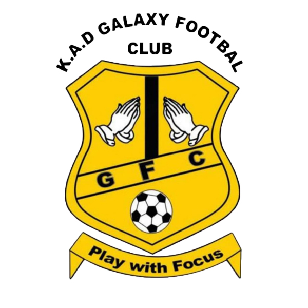 KAD Galaxy FC's crest, with bold yellow and black colors, heralds a new era of football transfers through SOCALOCA and TransferLoca, aligned with FIFA's vision.